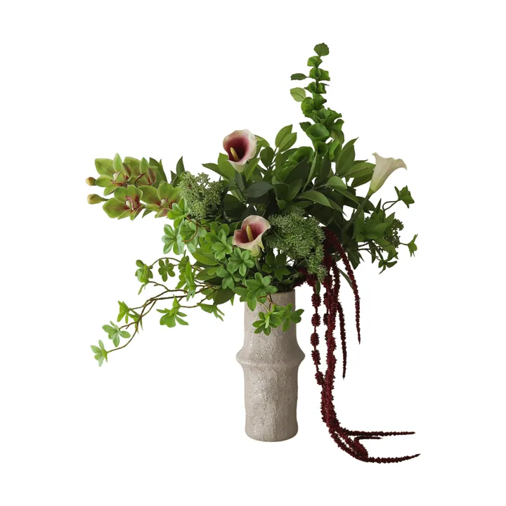 Wild Grove artificial bouquet - Calla-cymbidium orchid-queen anne’s lace, 112 cm, 16 pcs - Botané