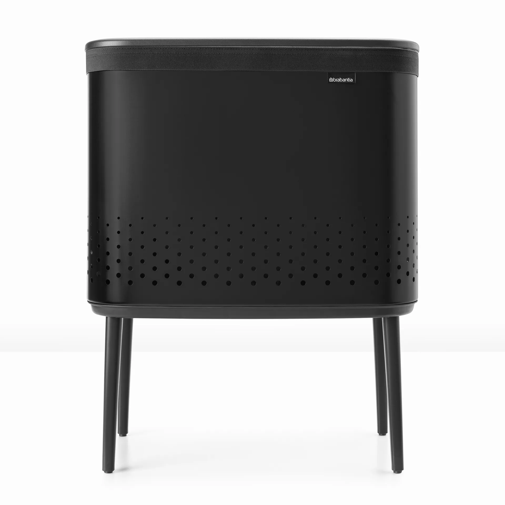 Bo laundry basket 60 L, matte black Brabantia