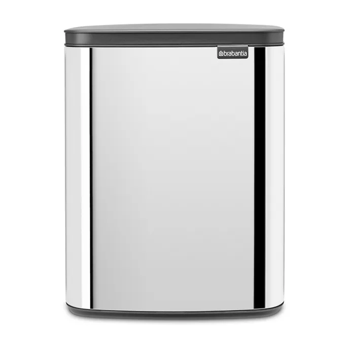 Bo waste bin 12 L, Brushed steel - shiny Brabantia