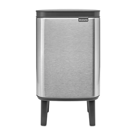Bo waste bin high 4 L, Brushed steel - matte Brabantia