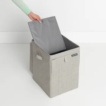 Brabantia stackable laundry basket 35 l. - light grey - Brabantia