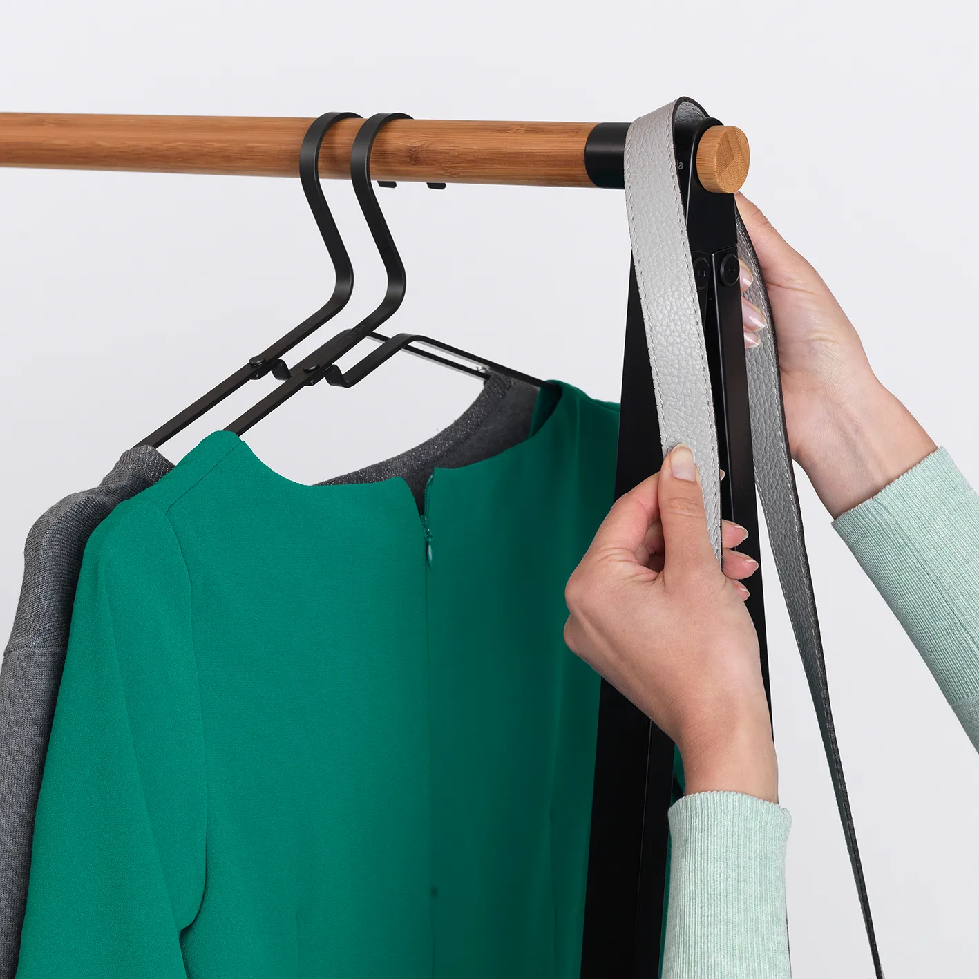 Linn clothes stand large, Black Brabantia