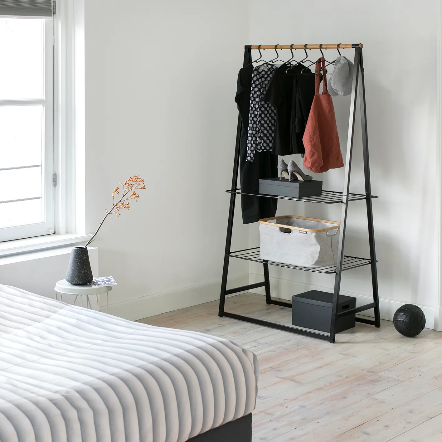 Linn hanger 4-pack, Black Brabantia