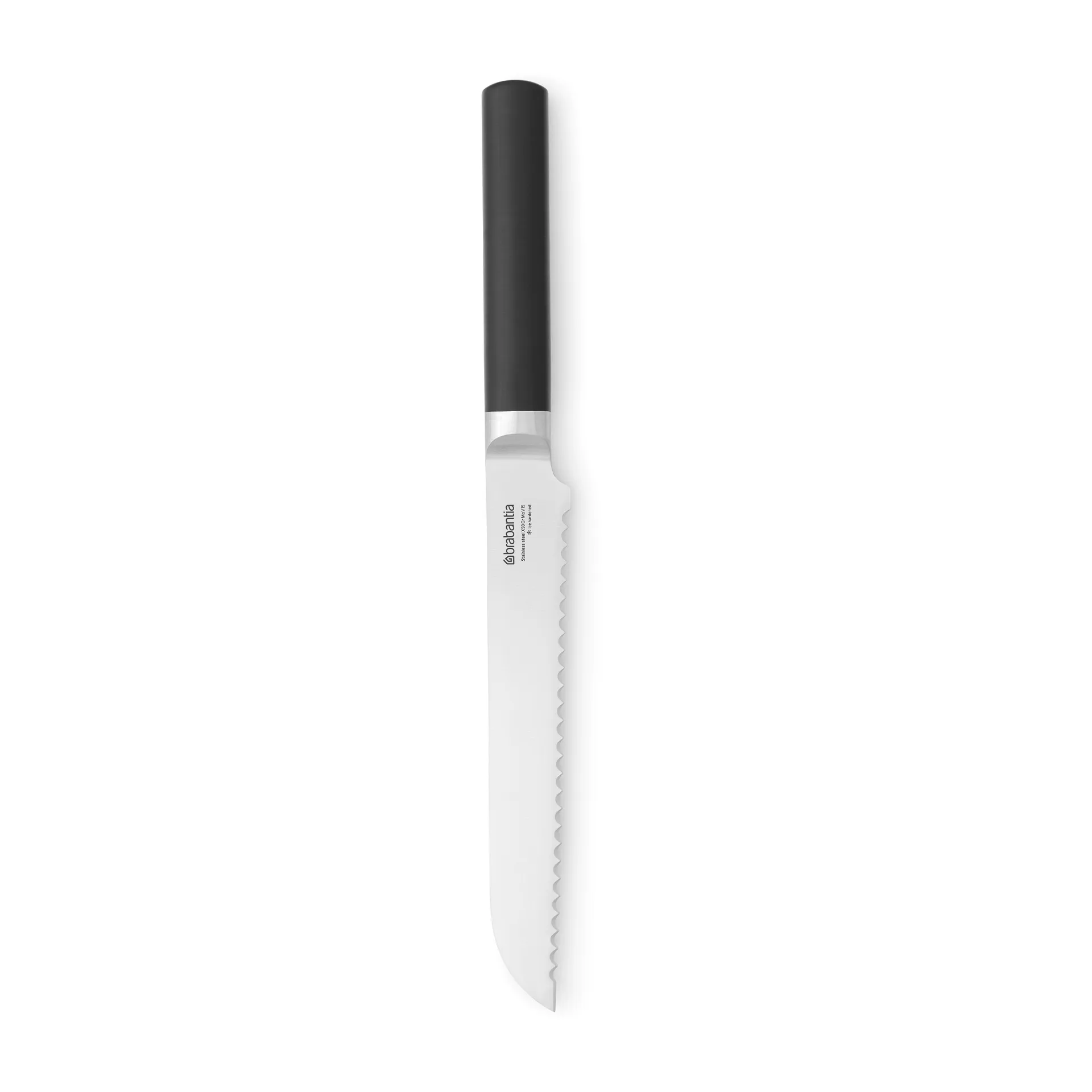 Profile bread knife 35 cm, Black-stainless steel Brabantia