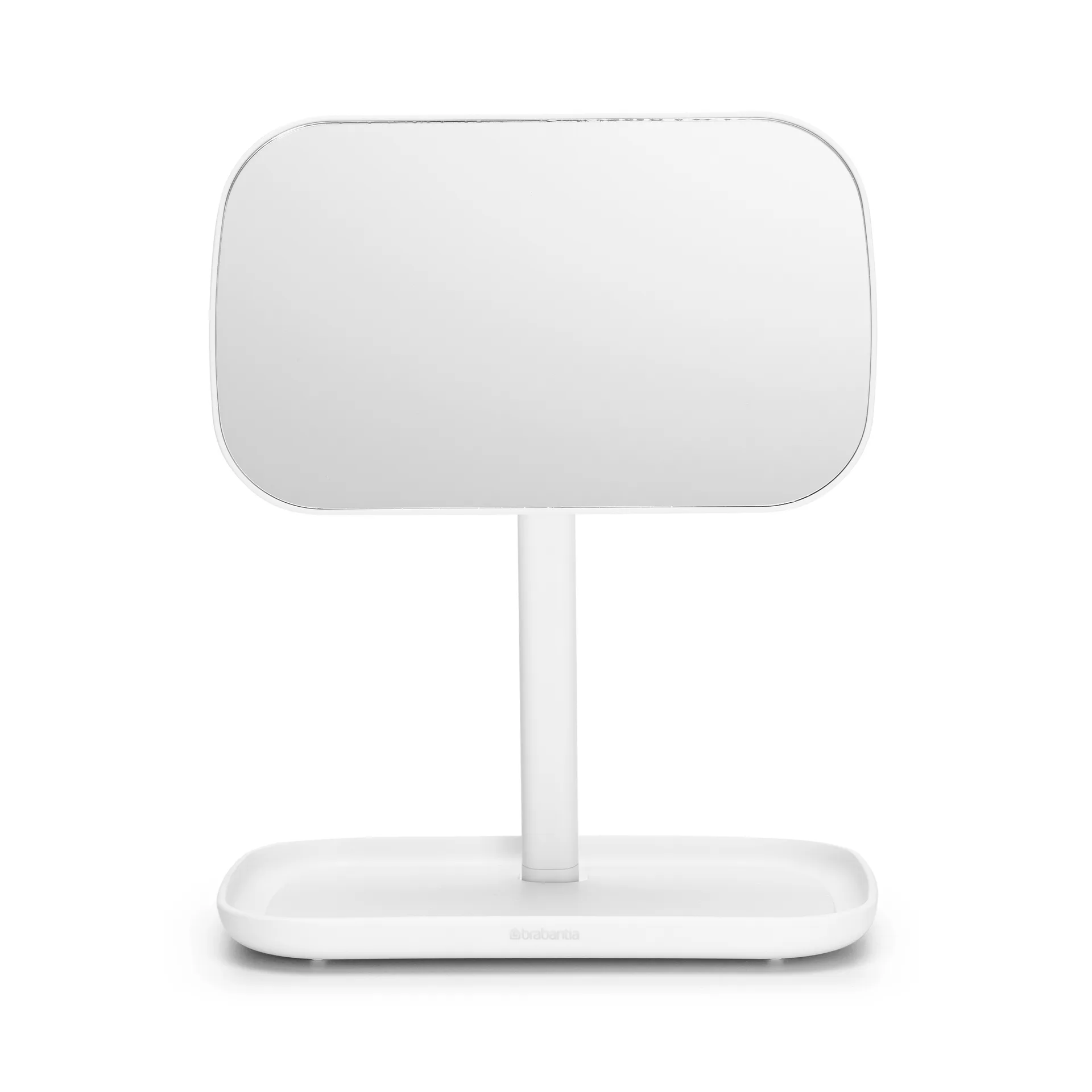 ReNew mirror with storage tray, white Brabantia