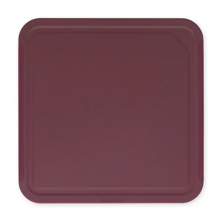 TASTY+ cutting board medium 25x25 cm - Aubergine red - Brabantia