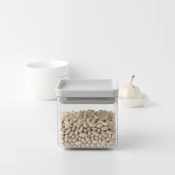 TASTY+ square storage jar 0.7 L - Light grey - Brabantia