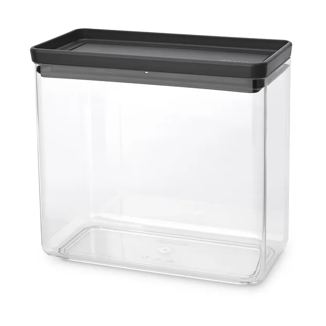 TASTY+ stackable container 3.5 liters, Dark grey Brabantia