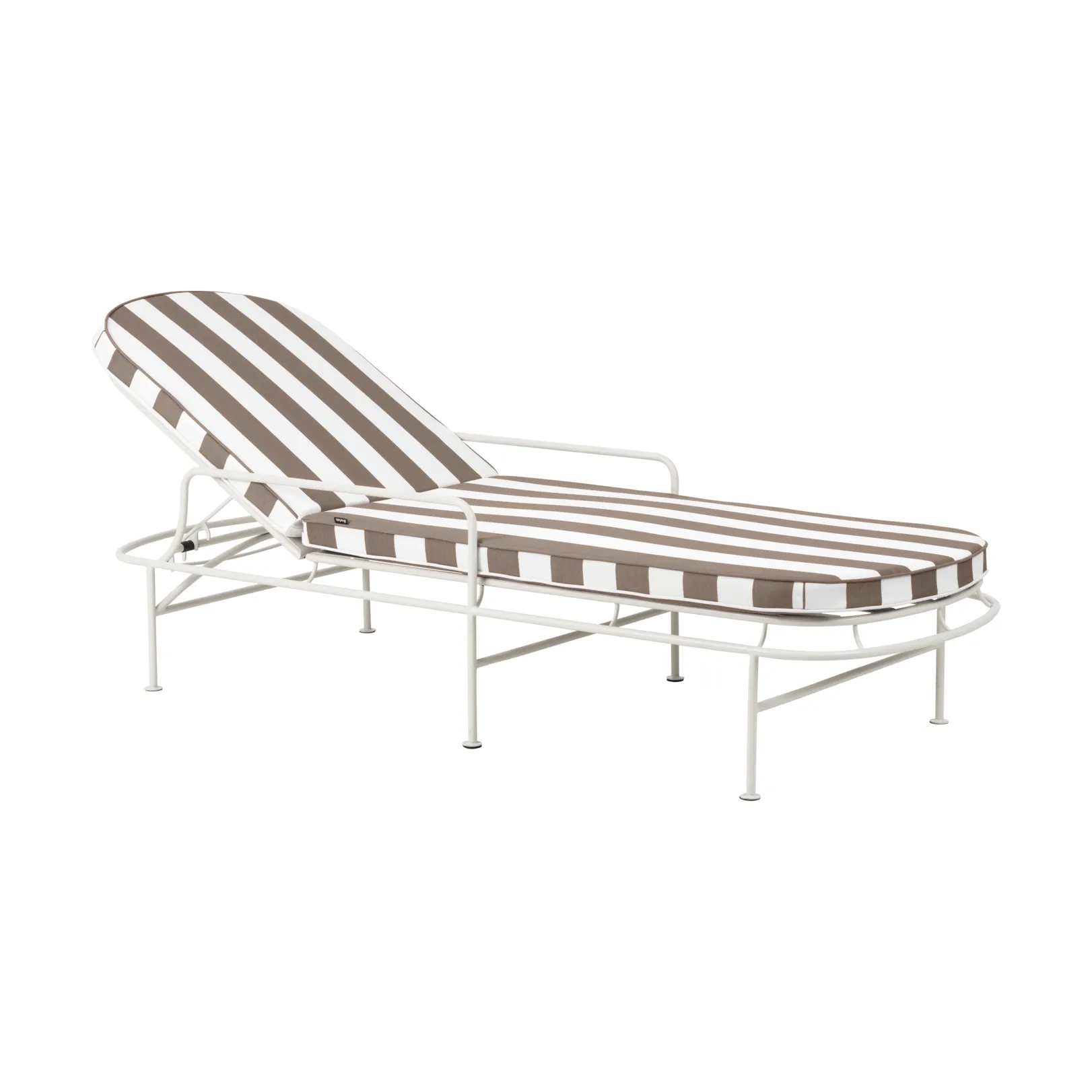Arts daybed 196x96 cm, Soft White-beige stripes Brafab