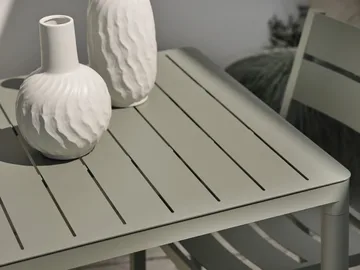 Bigby dining table - Dusty green, 76x76 cm - Brafab