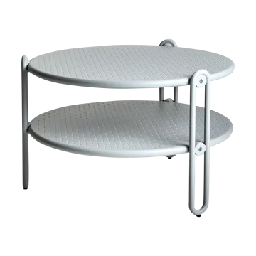 Blixt coffee table - Light grey Ø65 cm - Brafab