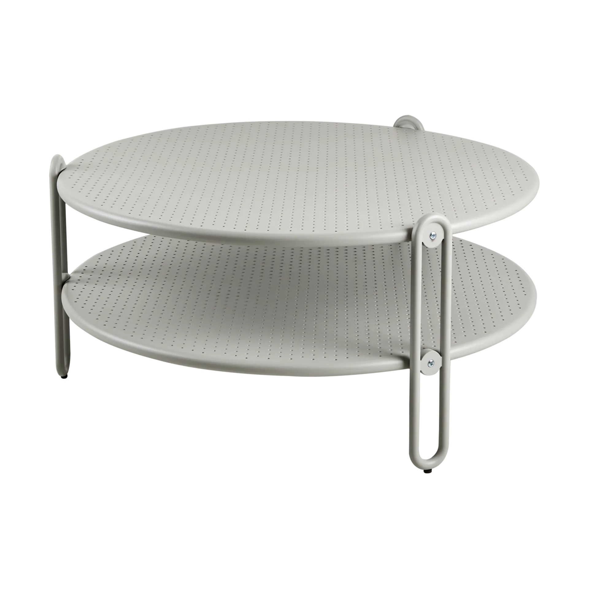 Blixt coffee table, Light grey Ø85 cm Brafab