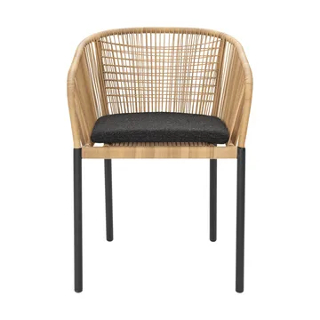 Delta armchair - Black-natural - Brafab