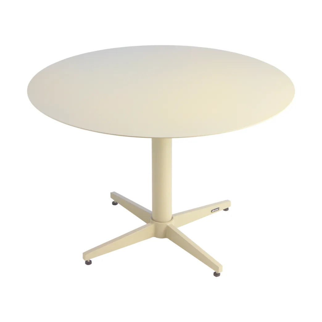 Mill coffee table, Pearl white, Ø75 cm Brafab