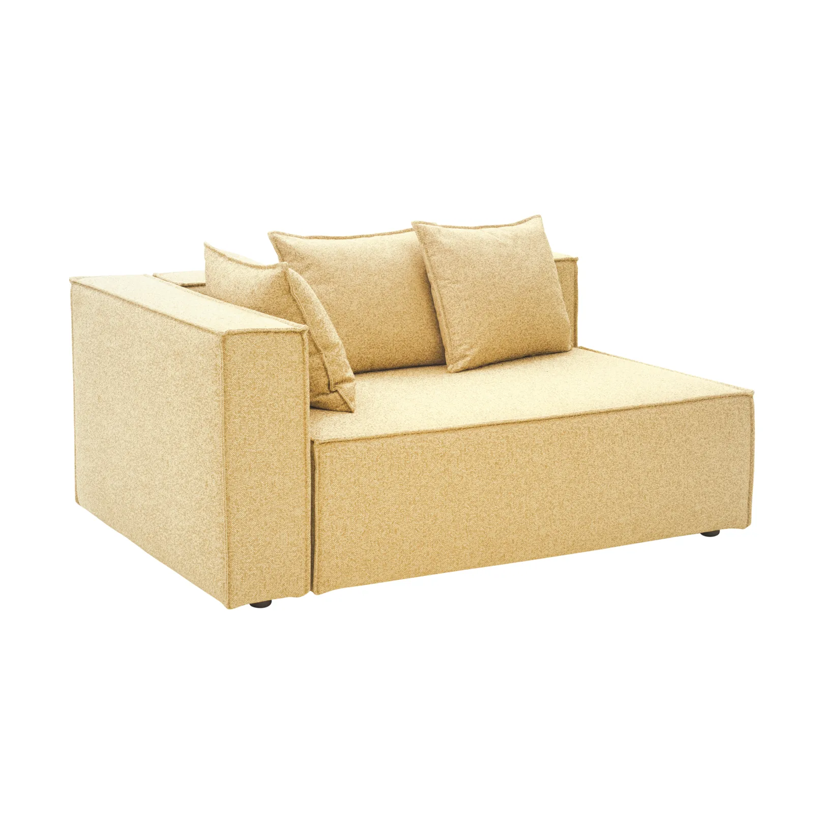 Muki sofa module, Corn, right end module Brafab