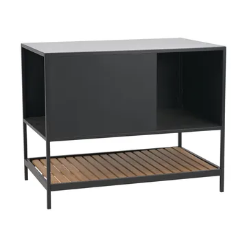 Prep outdoor kitchen base cabinet 110x90x70 cm - Black - Brafab