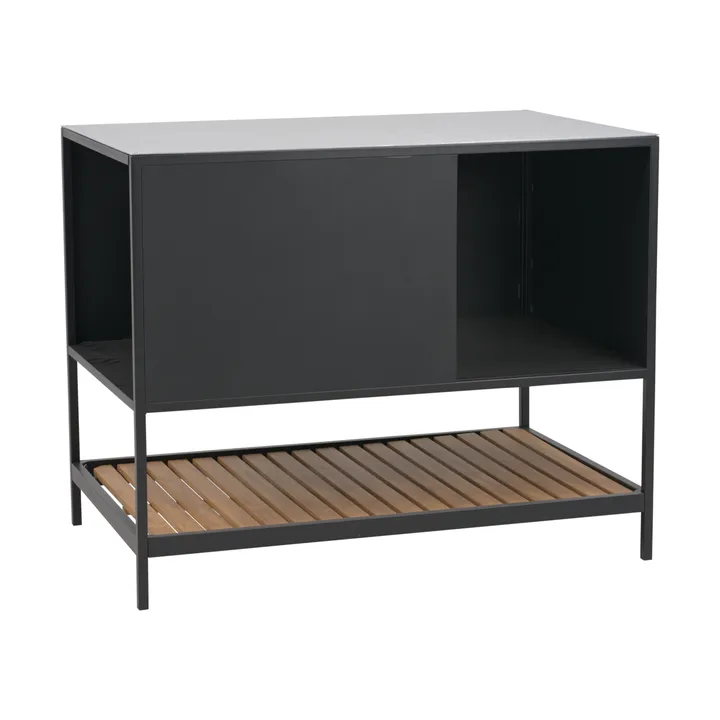 Prep outdoor kitchen base cabinet 110x90x70 cm - Black - Brafab