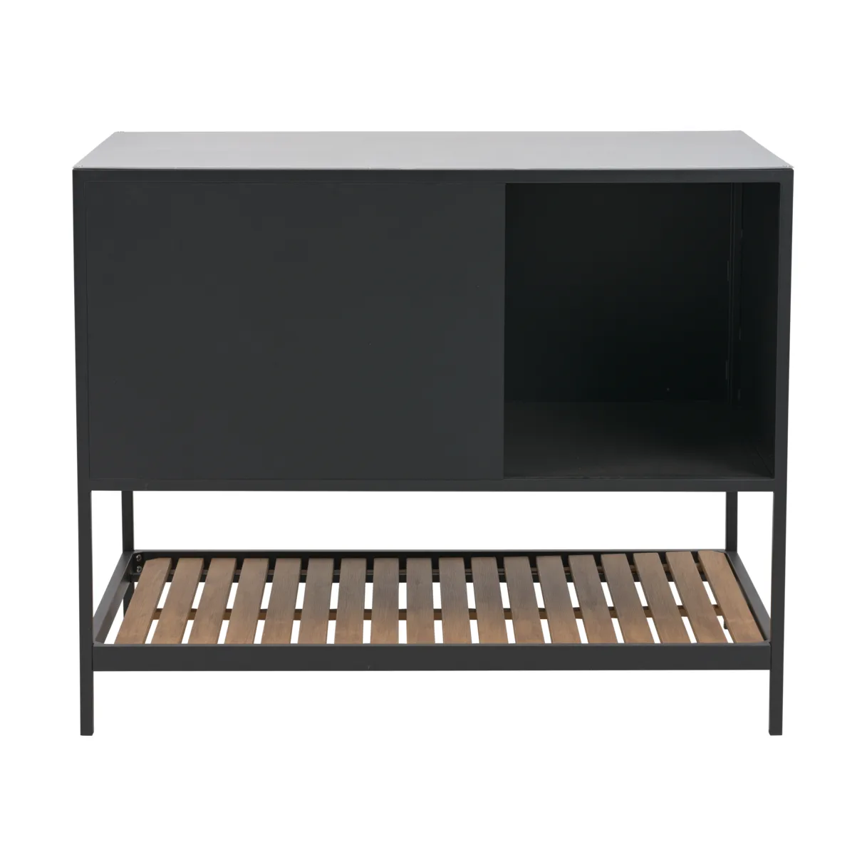 Prep outdoor kitchen base cabinet 110x90x70 cm, Black Brafab