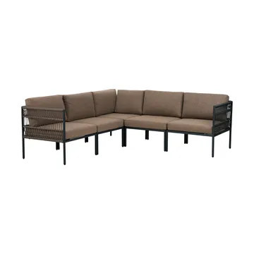 Reno sofa module - Black-raw peanut, middle section - Brafab