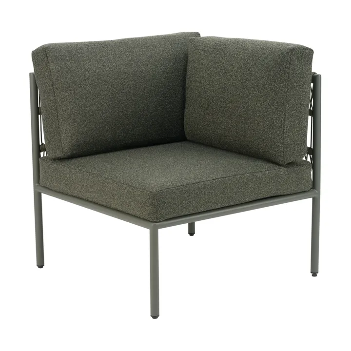 Reno sofa module - Nordic green-raw avocado, corner - Brafab