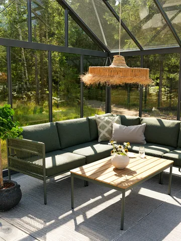 Reno sofa module - Nordic green-raw avocado, middle unit - Brafab