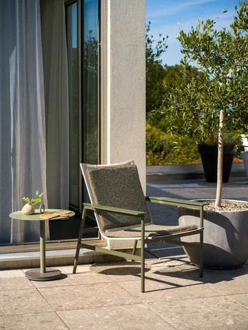 Soro lounge armchair - Nordic green-teddy verde - Brafab
