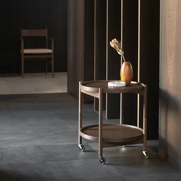 Bølling Tray Table model 50 - Leaf, oiled oak stand - Brdr. Krüger
