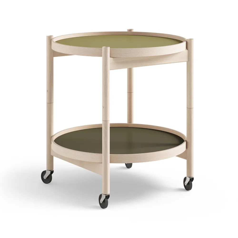 Bølling Tray Table model 50, Leaf, untreated beech stand Brdr. Krüger