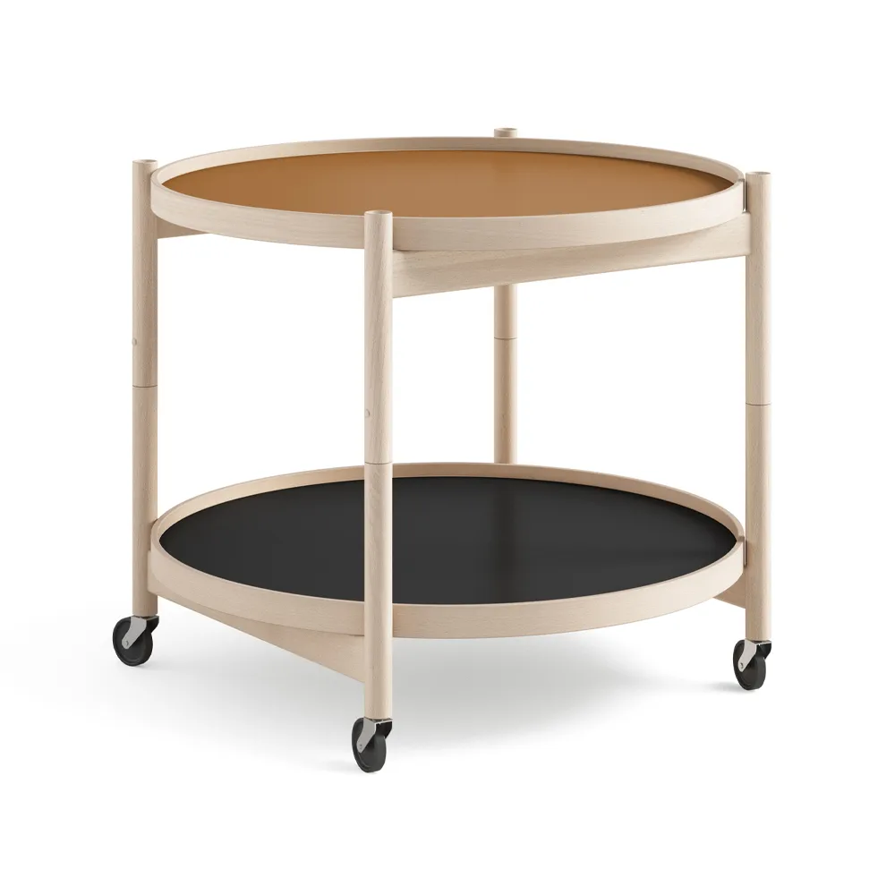 Bølling Tray Table model 60, Clay, untreated beech stand Brdr. Krüger