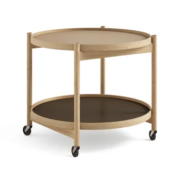 Bølling Tray Table model 60 - Earth, oiled oak stand - Brdr. Krüger