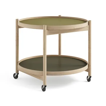 Bølling Tray Table model 60 - Leaf, untreated oak stand - Brdr. Krüger