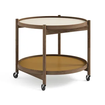 Bølling Tray Table model 60 - Sunny, smoke oiled oak stand - Brdr. Krüger