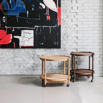 Bølling Tray Table model 60 - Water, untreated oak stand - Brdr. Krüger