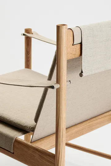 HB lounge chair - Oiled oak-canvase nature - Brdr. Krüger