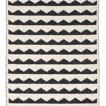 Gittan rug black - 70x300 cm - Brita Sweden