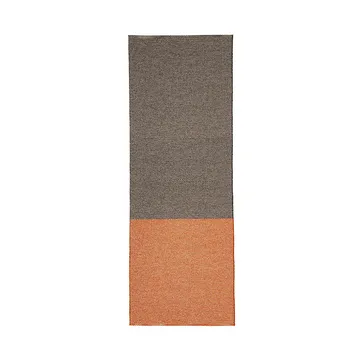 Moor rug mud (black-terracotta) - 70x300 cm - Brita Sweden