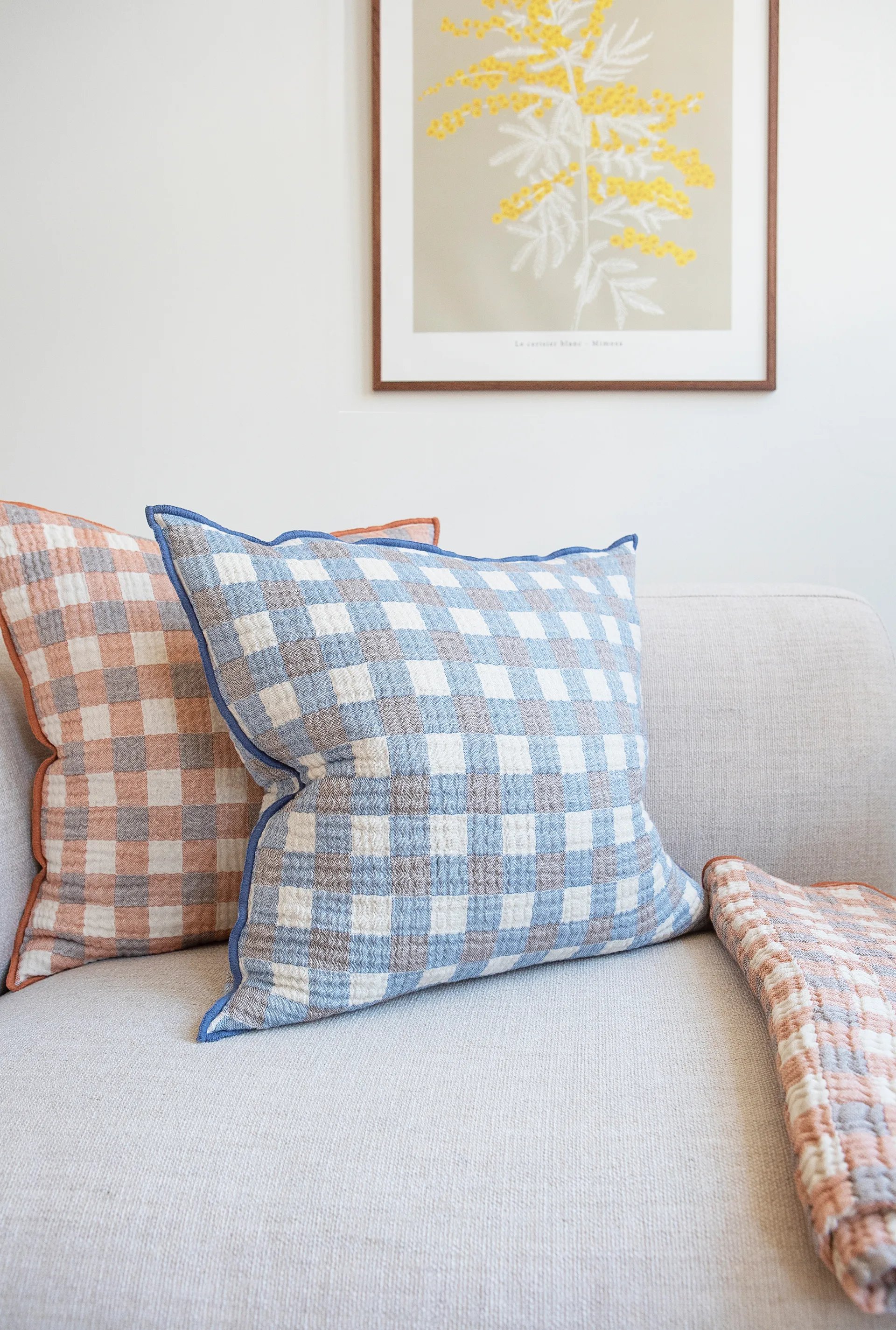 Pomme cushion cover, Blue, 50x50 cm Brita Sweden