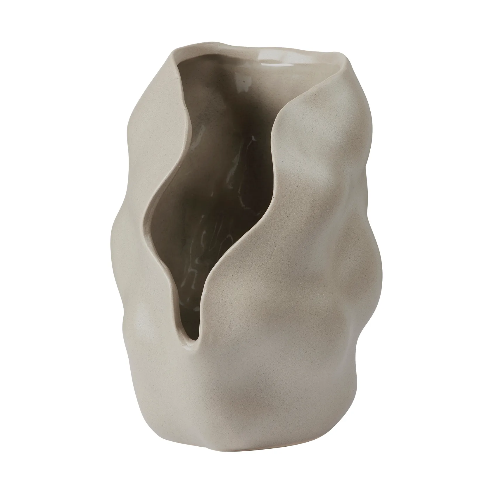 Hekla Hurricane candle lantern, Dove grey, Ø18,6 cm Broste Copenhagen