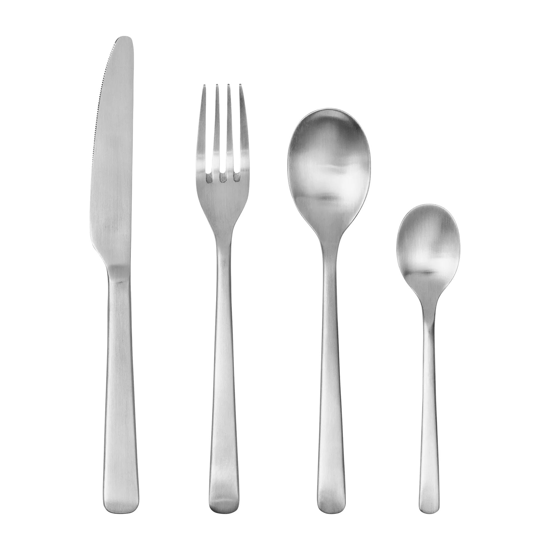Hune cutlery 16 pcs, Brushed satin Broste Copenhagen