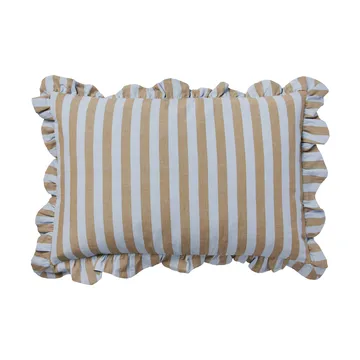 Ina cushion cover - Dusty blue-brown kelp, 40x60 cm - Broste Copenhagen