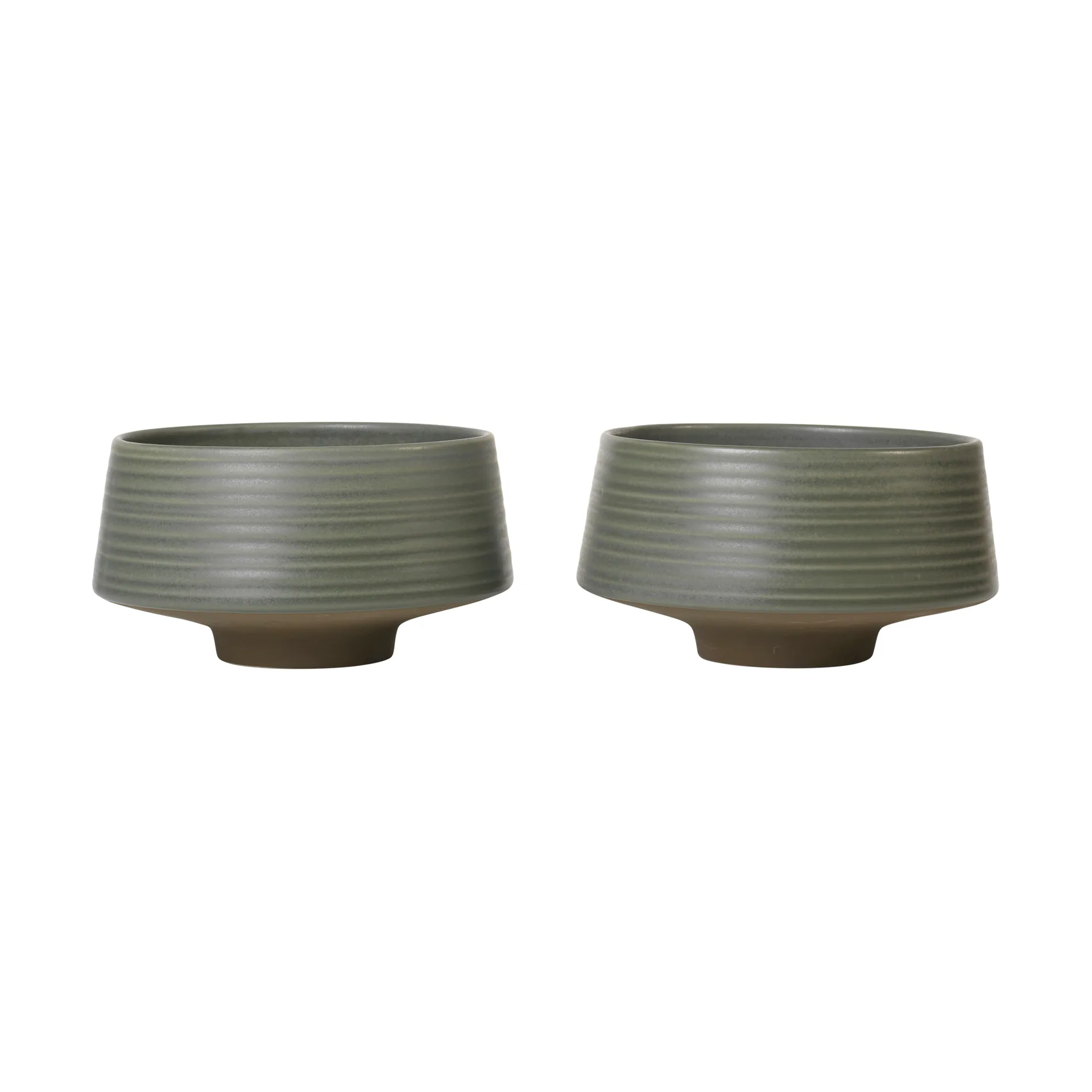 Miko bowl Ø14 cm 2-pack, Dark green Broste Copenhagen