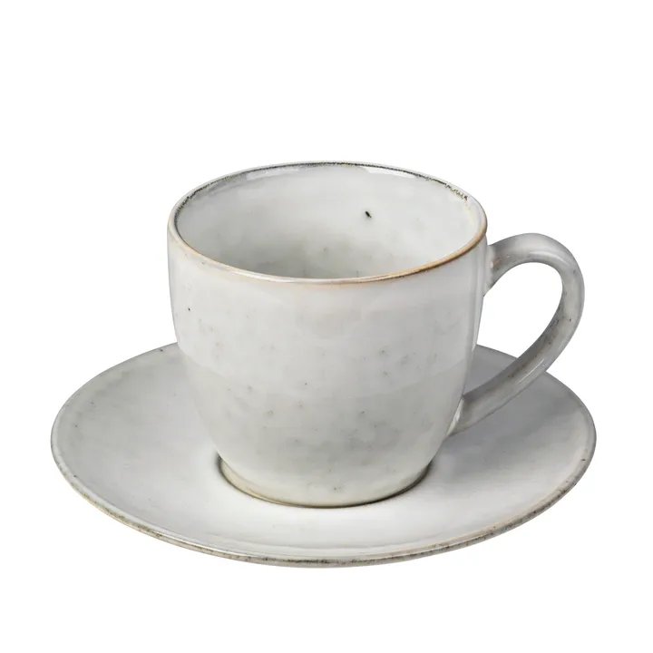 Nordic Sand cup and saucer - 8.8 cm - Broste Copenhagen