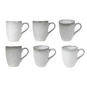 Nordic sand mug with ear - 10 cm - Broste Copenhagen