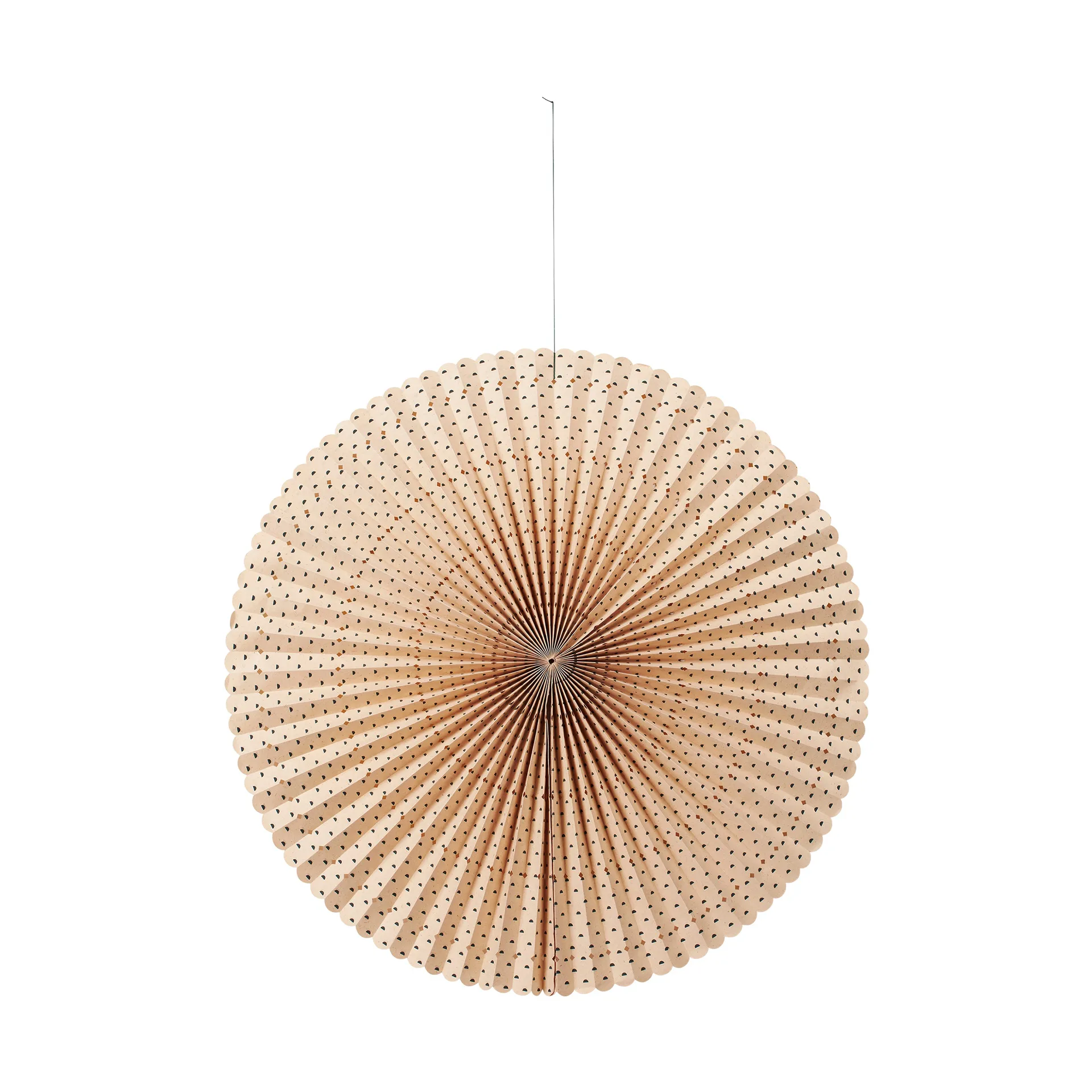 Stella rosette advent star L Ø60 cm, Natural-forest green Broste Copenhagen