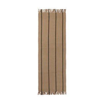 Yuki runner rug - Black-natural, 70x200 cm - Broste Copenhagen