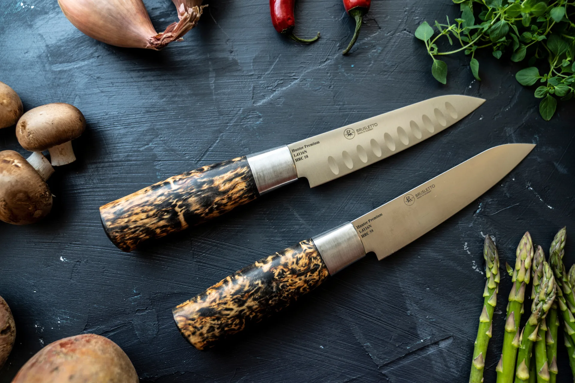 Hunter Premium Chef mini Vegetable knife, 25,5 cm Brusletto