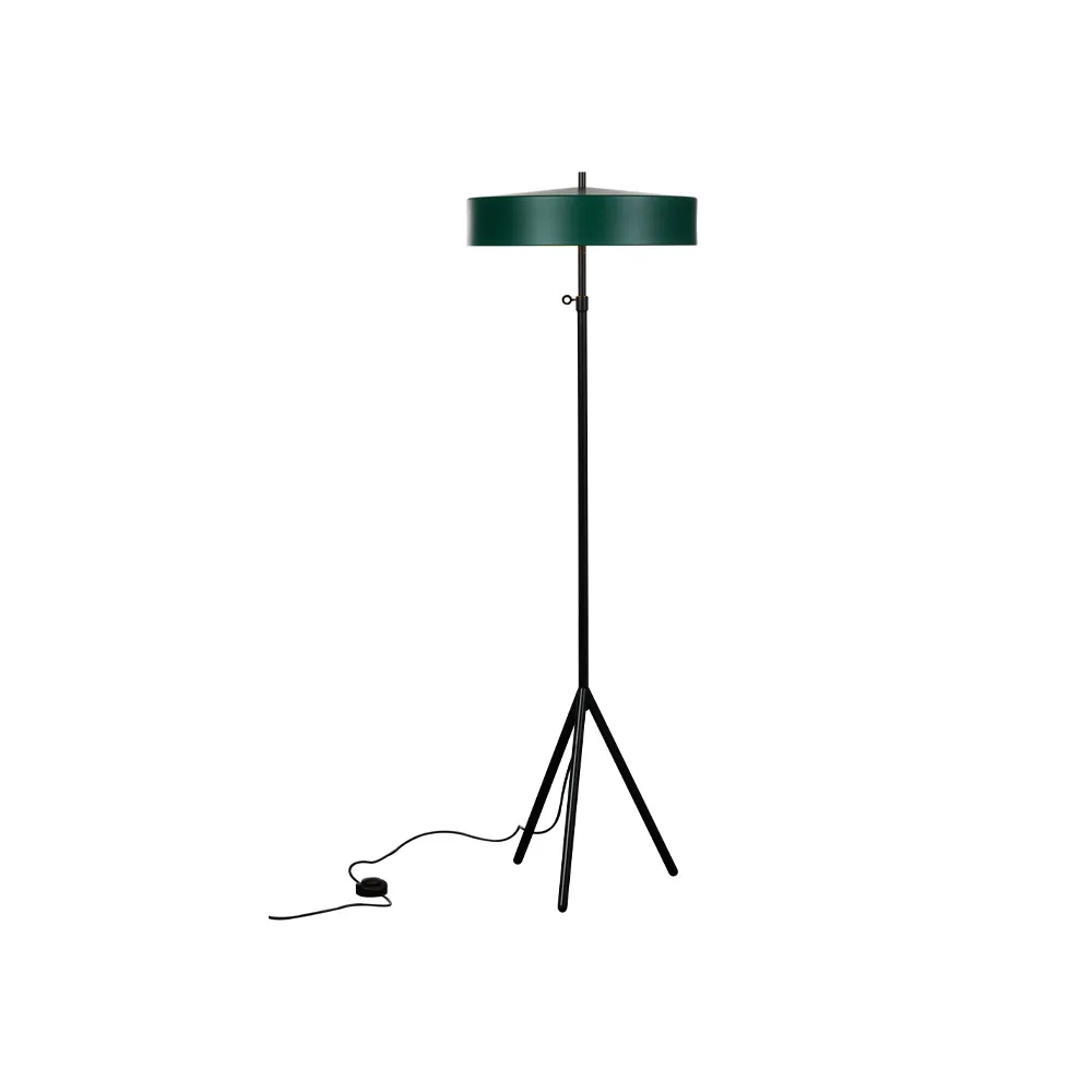 Cymbal floor lamp, Green matte Bsweden