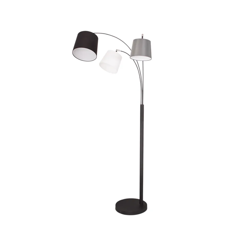 Foggy floor lamp, Sand black, 3 arms By Rydéns