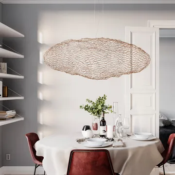 Hayden ceiling lamp - Gold-coloured, 115 cm - By Rydéns