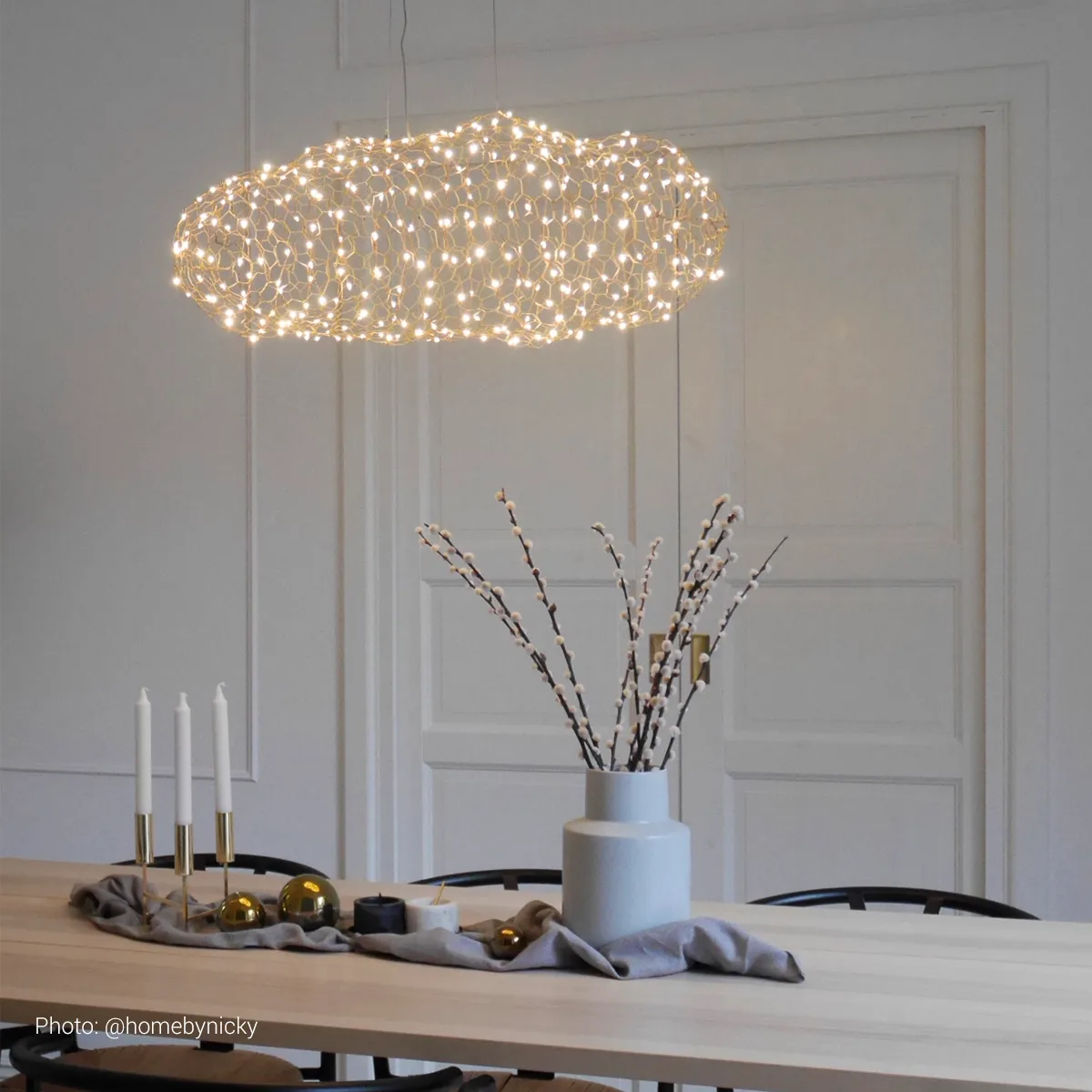 Hayden ceiling lamp, Gold-coloured, 76 cm By Rydéns